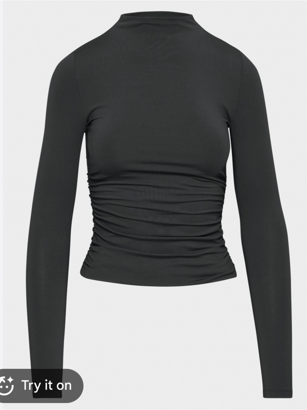 Abercrombie & Fitch modal blend mockneck top